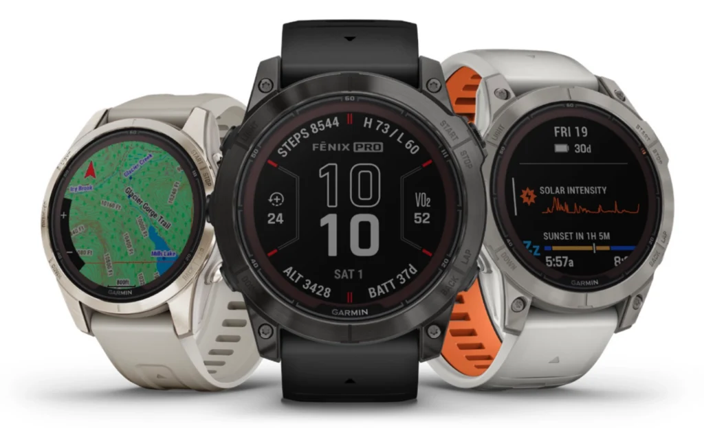 garmin fenix 7x vs 7 pro