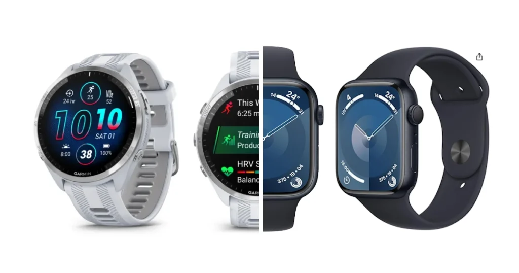 garmin forerunner 965 vs apple watch serie 9