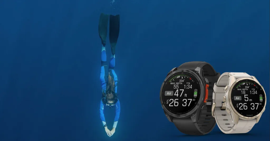 garmin fenix 8 resistencia agua  natacion nadar