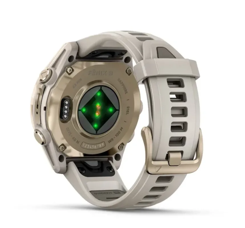 caracteristicas garmin fenix 8 medidor cardiaco GPS  sensor cardiaco