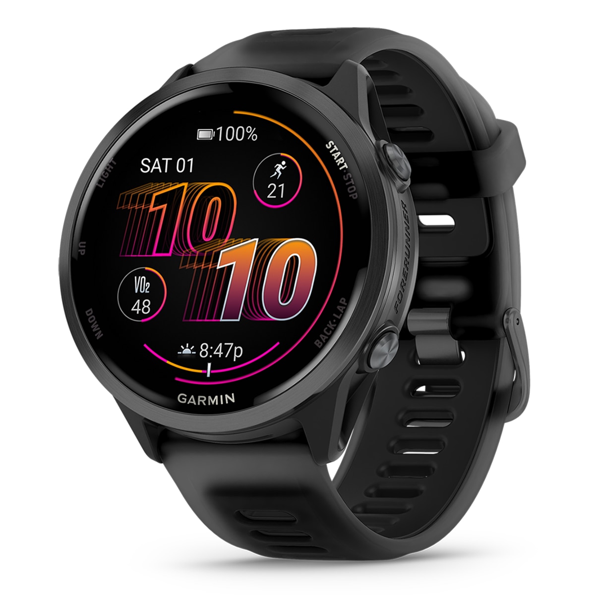 Garmin - Reloj smartwatch unisex Forerunner 570 47mm Negro Garmin.