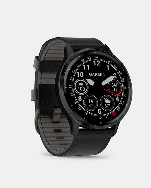 Garmin - Smartwatch 010-02784-52 Venu 3 de cuero negro.