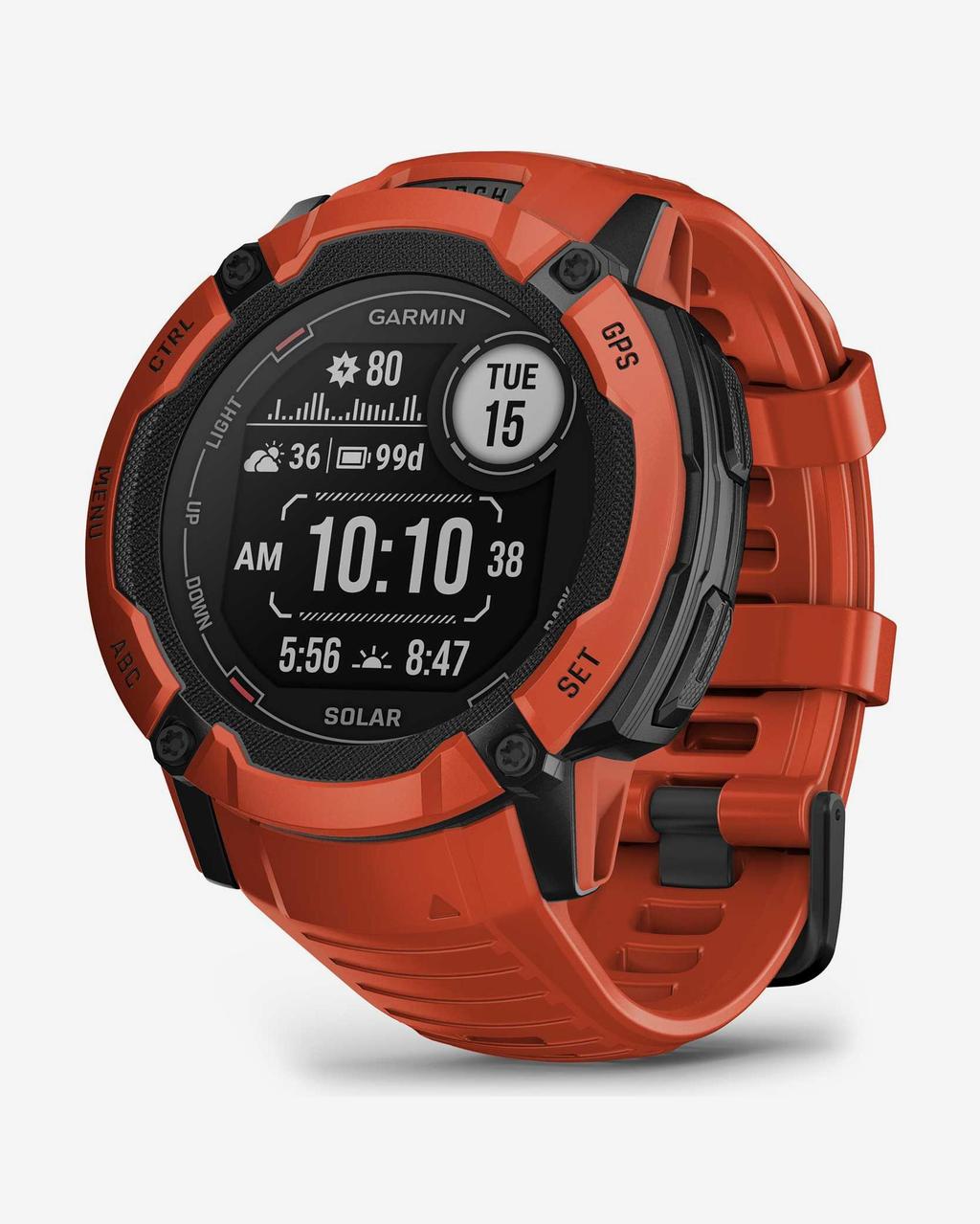 Garmin Instinct 2X Solar rojo
