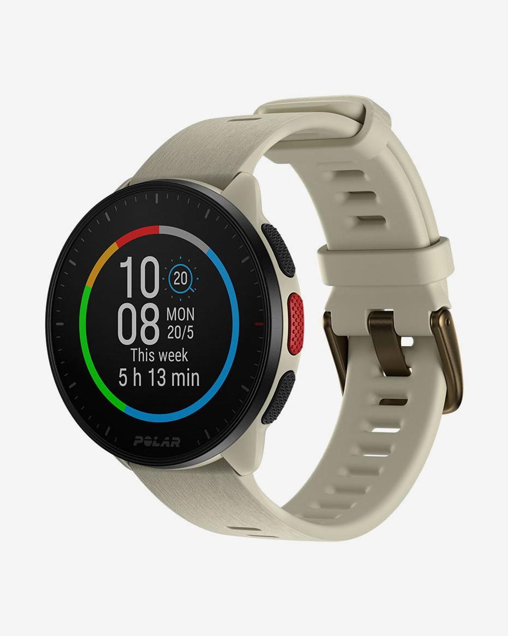 Pulsómetro GPS Polar Pacer blanco roto