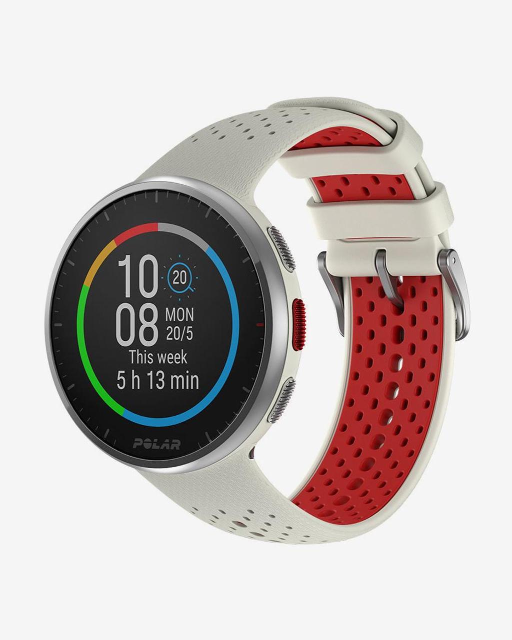 Pulsómetro GPS Polar Pacer Pro blanco rojo