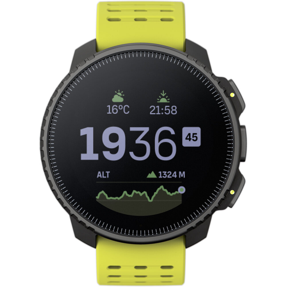 Suunto vertical black lime pulsómetros con gps