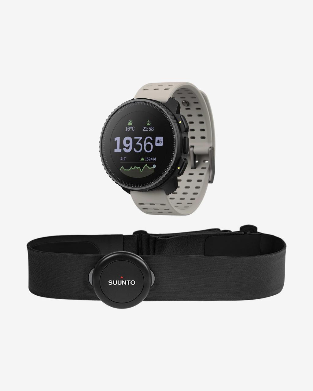 Suunto Vertical gris + Sensor de frecuencia cardíaca Suunto Smart Heart Rate Belt