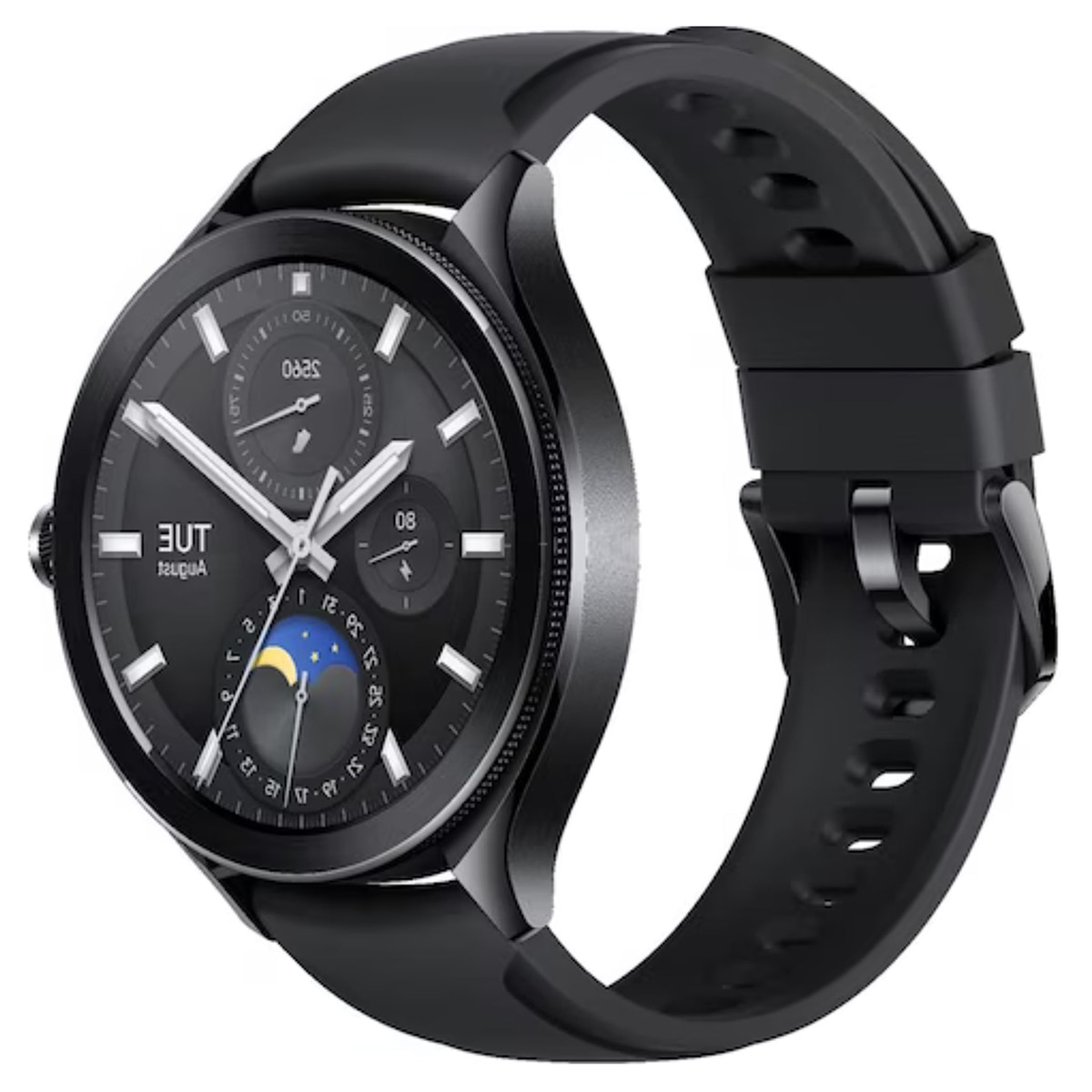 XIAOMI - Xiaomi Watch 2 Pro Bluetooth Negro con correa de fluorocaucho negra Smartwatch.