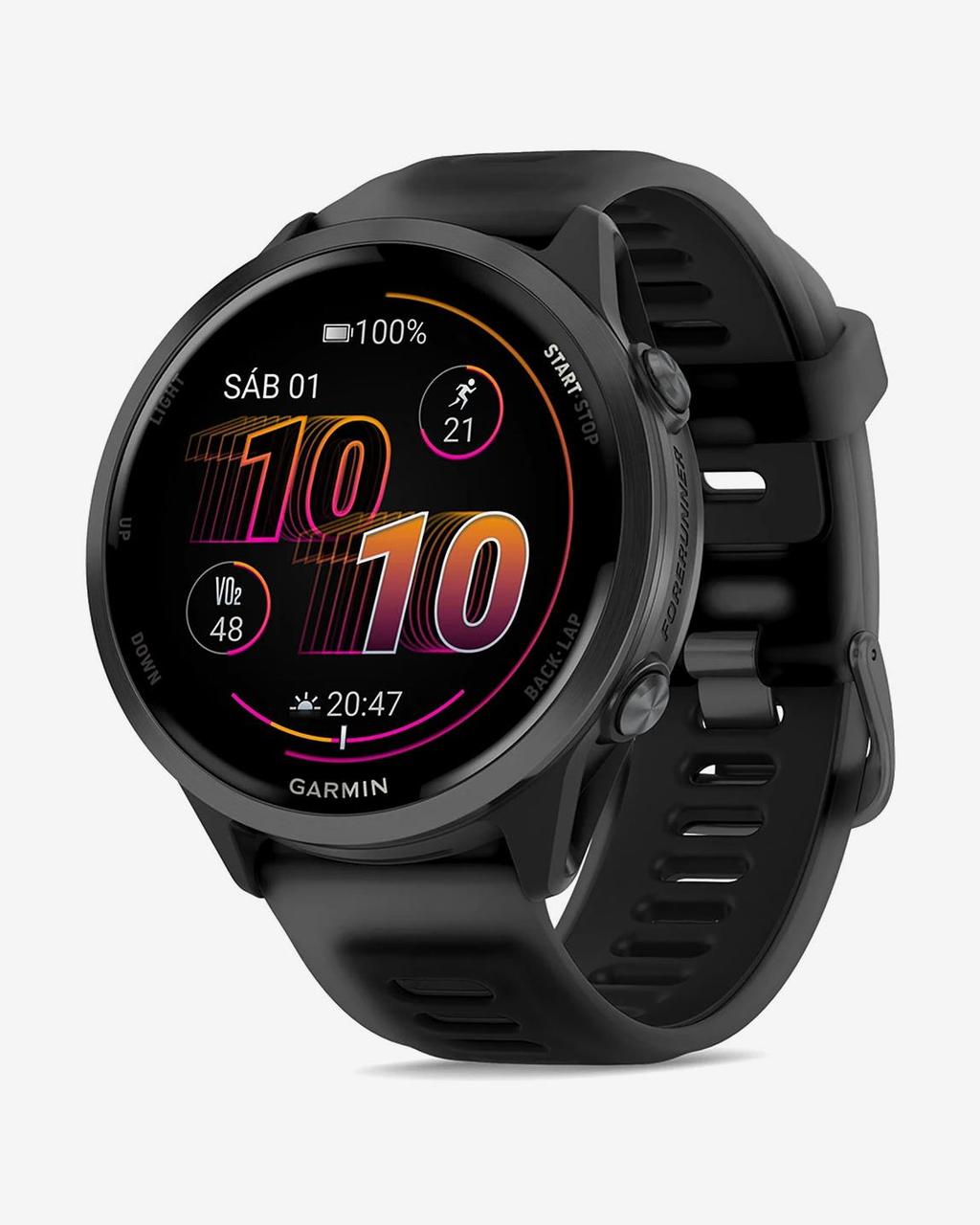 Garmin Forerunner 570 - 47 mm negro correa negro