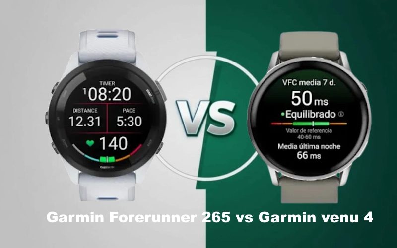 Garmin Forerunner 265 vs Garmin Venu 4: ¿Reloj de Corredor o Smartwatch Premium con Músculo Deportivo?