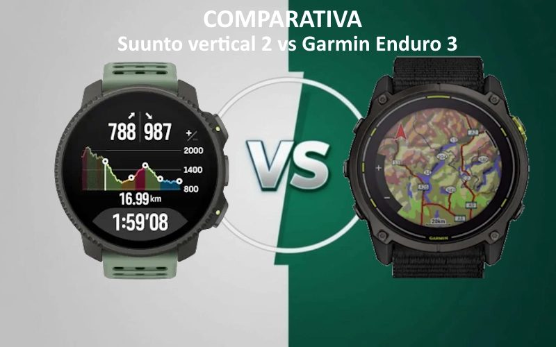 Suunto Vertical 2 vs Garmin Enduro 3: el duelo de titanes en autonomía para ultra trail y aventura extrema