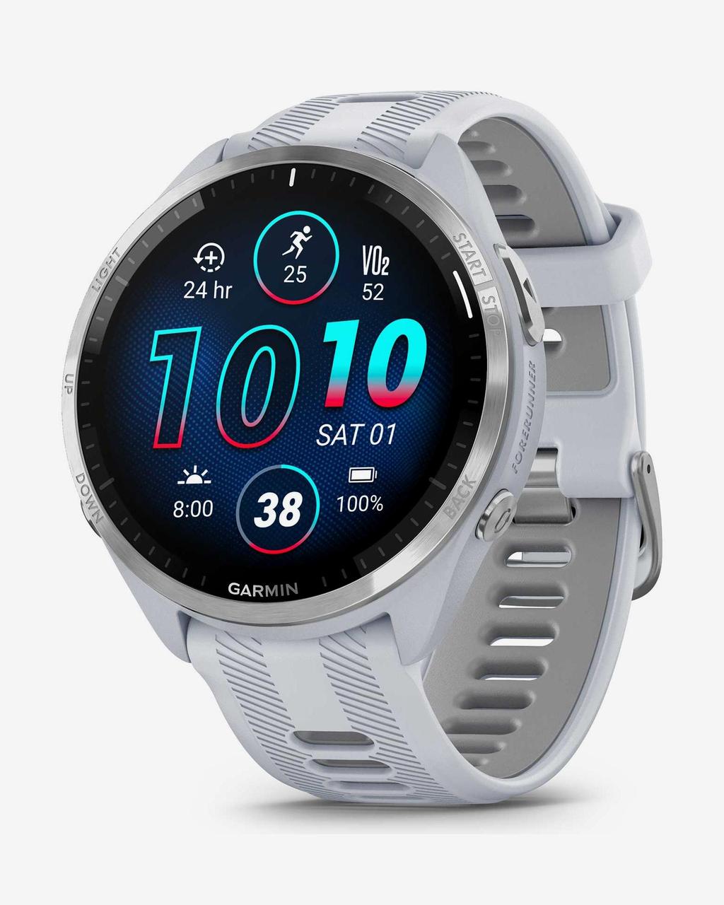 Garmin Forerunner 965 blanco correa blanco gris