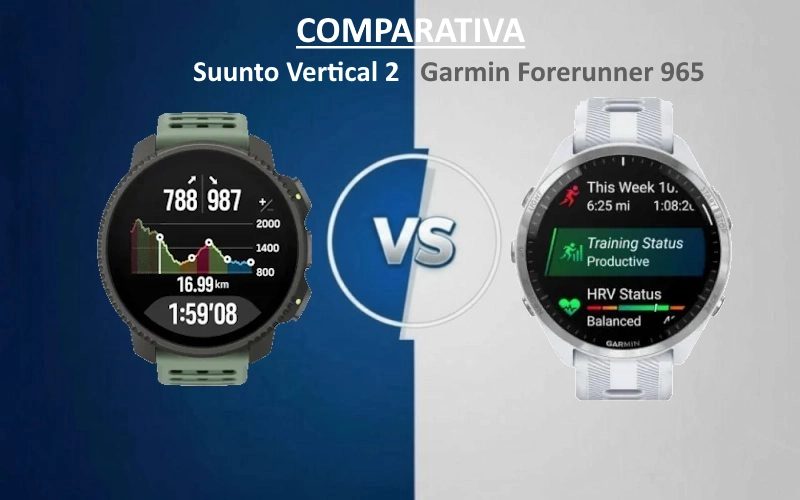 Suunto Vertical 2 vs Garmin Forerunner 965: ¿Aventura Extrema o Rendimiento Puro?