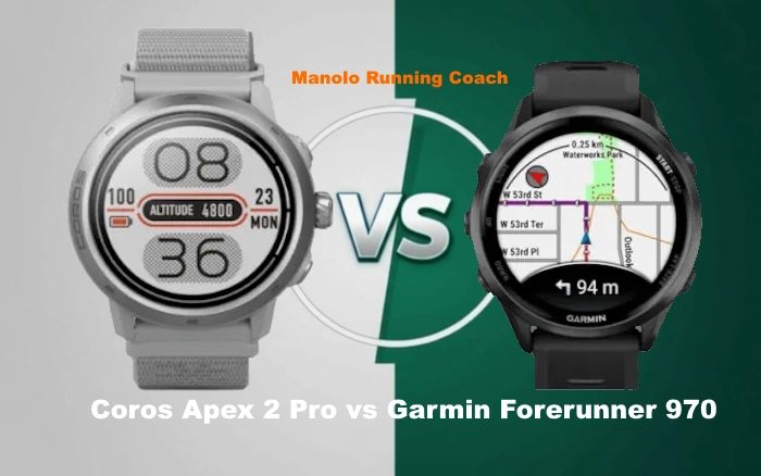 Comparativa  Coros Apex 2 Pro vs Garmin Forerunner 970