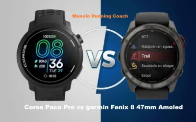 Comparativa Coros Pace Pro vs Garmin Fenix 8 47mm AMOLED