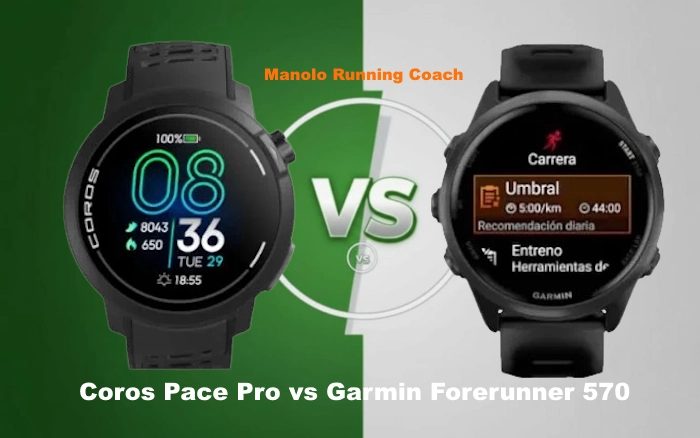 Comparativa Coros Pace Pro vs Garmin Forerunner 570: ¿Ligereza y Batería o Conectividad Total?