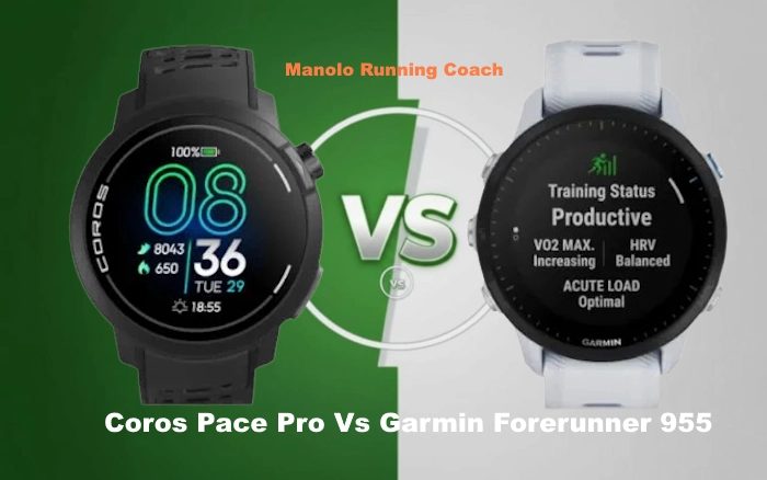Coros Pace Pro vs Garmin Forerunner 955: comparativa completa