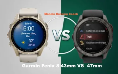 Garmin fēnix 8 AMOLED 43mm vs 47mm: ¿Compacto o Equilibrado?