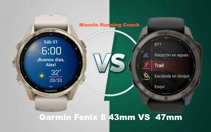 Garmin fēnix 8 AMOLED 43mm vs 47mm: ¿Compacto o Equilibrado?