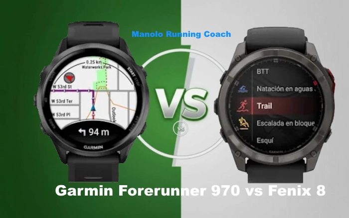 Garmin Forerunner 970 vs Garmin Fēnix 8 AMOLED 47 mm: Comparativa completa 2026