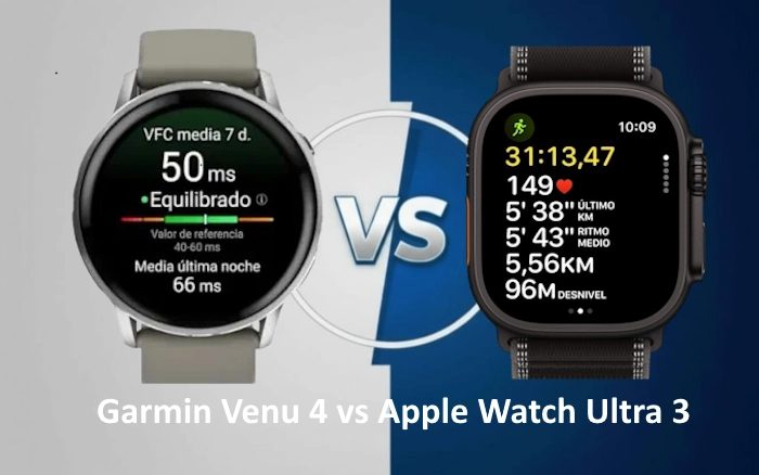 Garmin Venu 4 vs Apple Watch Ultra 3