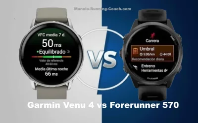 Garmin Venu 4 vs Forerunner 570: ¿Elegancia Premium o Rendimiento Deportivo Puro?