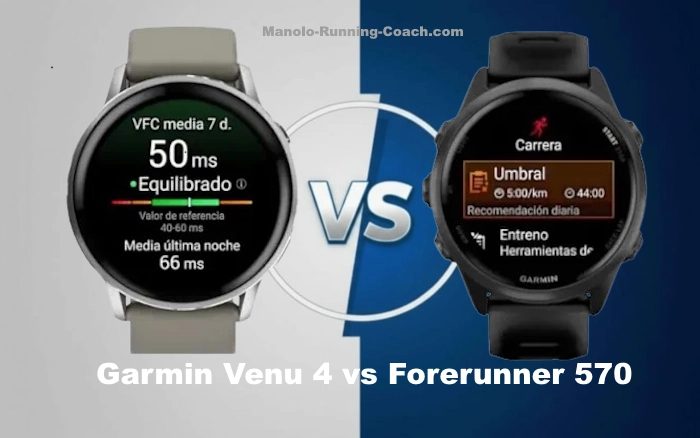 Garmin Venu 4 vs Forerunner 570: ¿Elegancia Premium o Rendimiento Deportivo Puro?