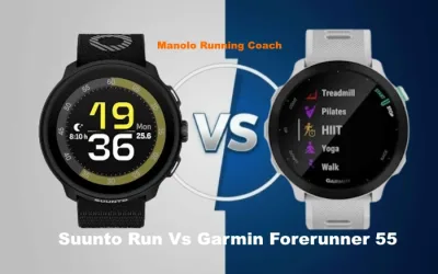 Comparativa Suunto Run vs Garmin Forerunner 55