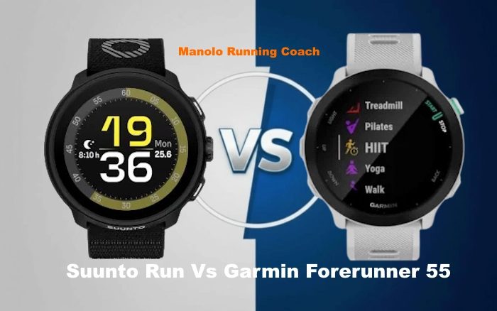 Comparativa Suunto Run vs Garmin Forerunner 55