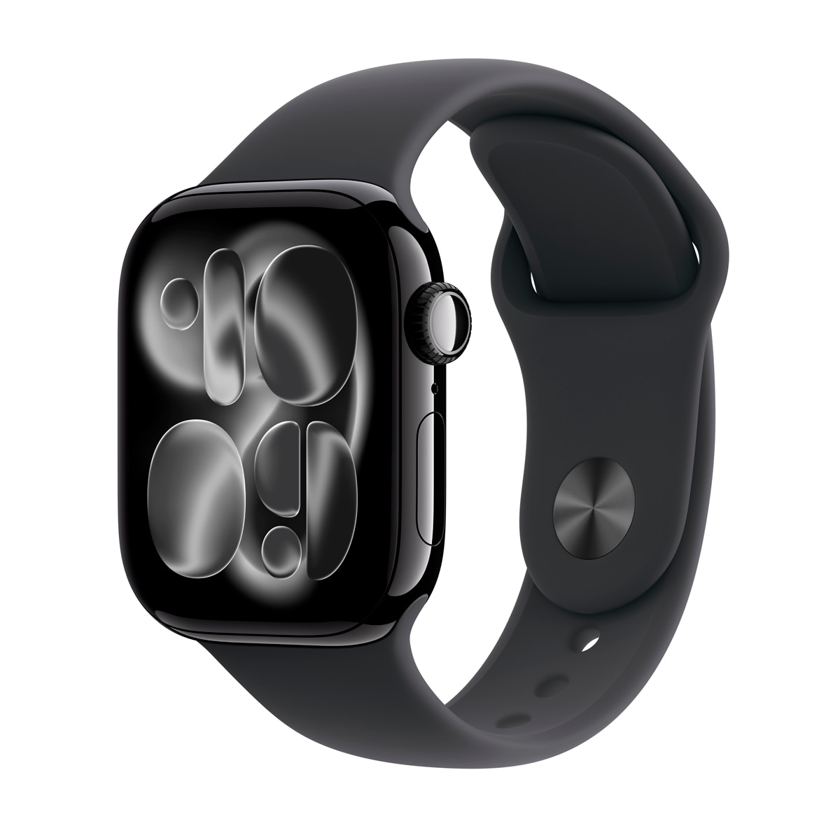 Apple - Apple Watch Series 11 GPS 42mm Aluminio negro azabache con Correa Deportiva Negro (M/L).