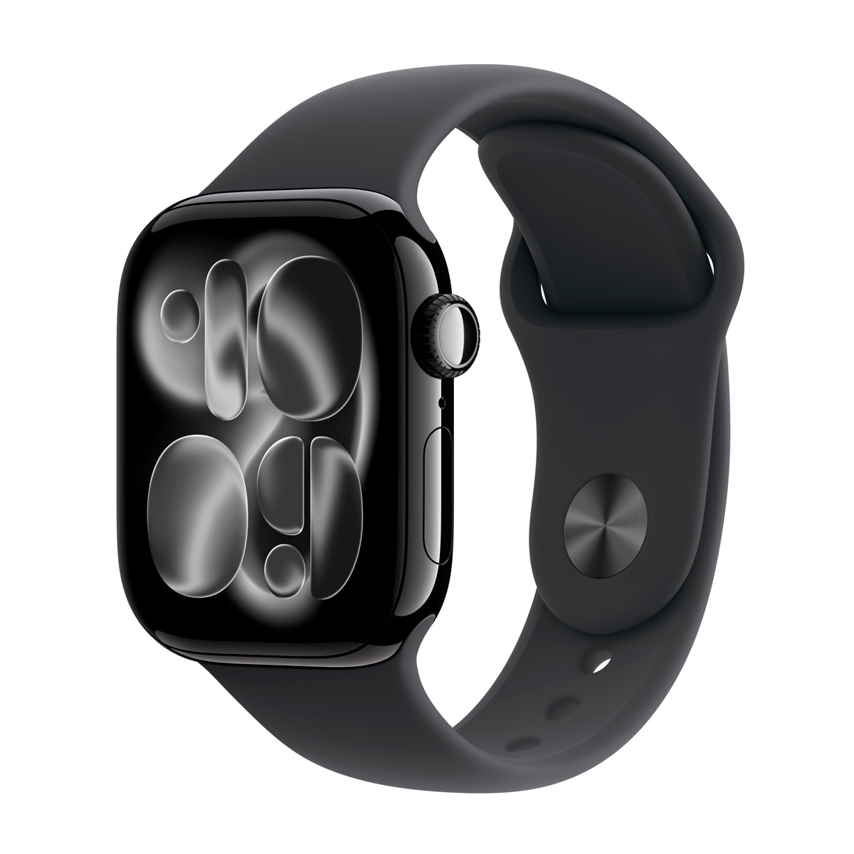 Apple - Apple Watch Series 11 GPS + Cellular 42mm Aluminio negro azabache con Correa Deportiva Negro (S/M).