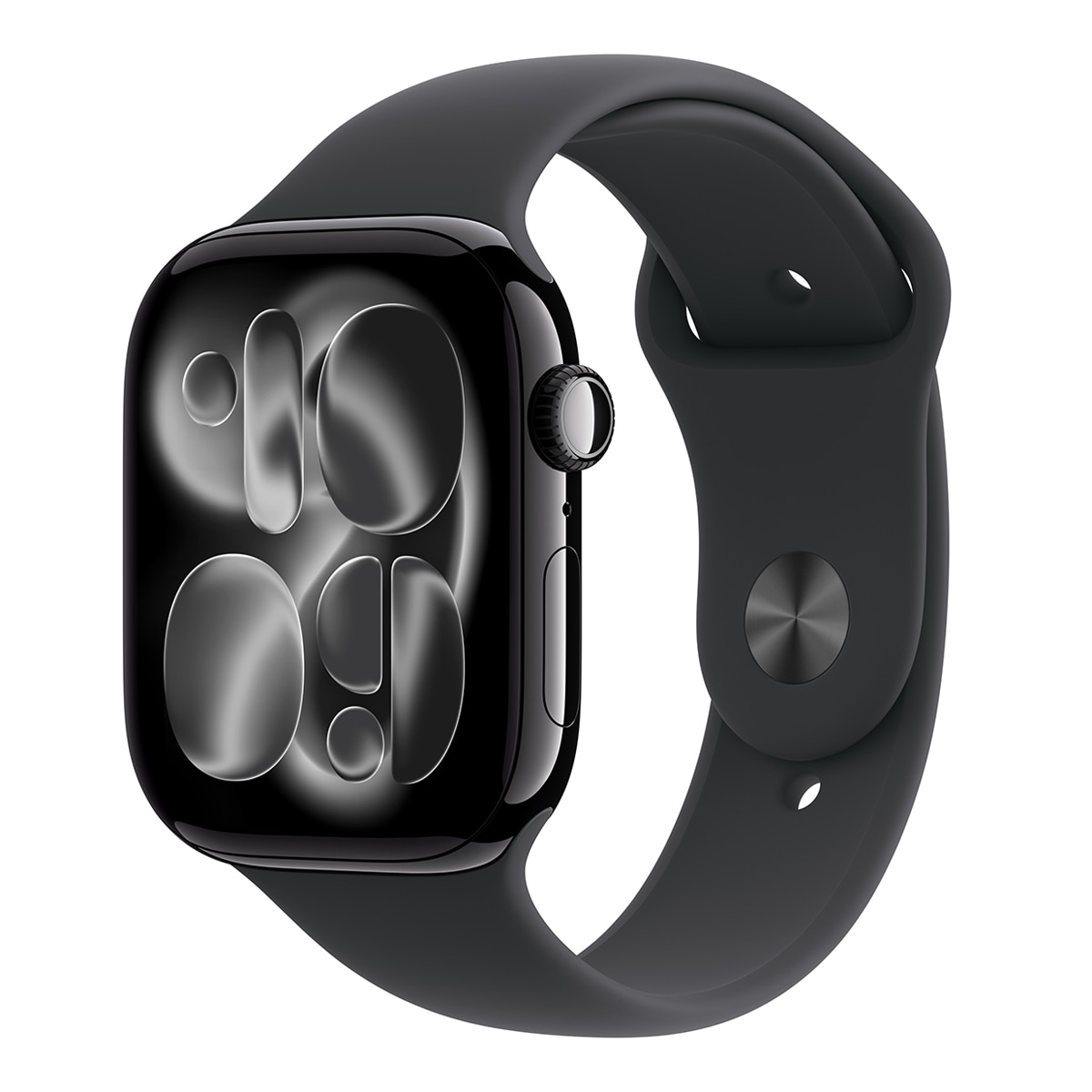 Apple - Apple Watch Series 11 GPS + Cellular 46mm Aluminio negro azabache con Correa Deportiva Negro (M/L).