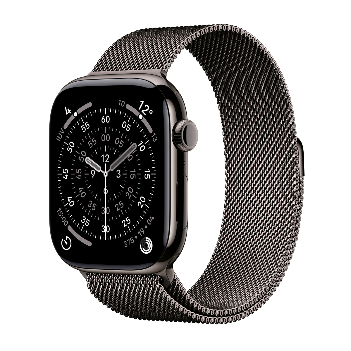 Apple - Apple Watch Series 11 GPS + Cellular 46mm Titanio pizarra con Correa Milanese Loop Pizarra (M/L).