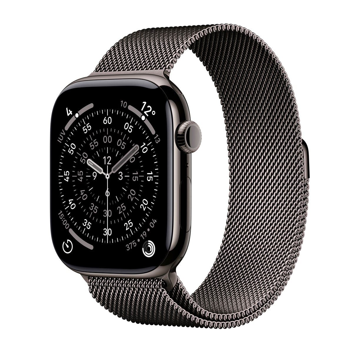 Apple - Apple Watch Series 11 GPS + Cellular 46mm Titanio pizarra con Correa Milanese Loop Pizarra (S/M).