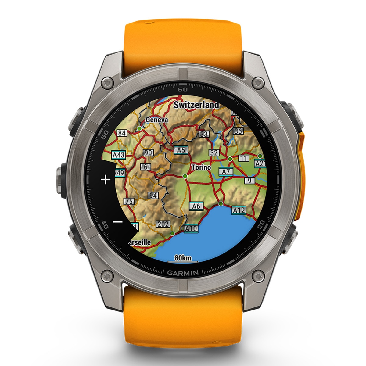 Garmin - Reloj Smartwatch fenix 8 51mm Zafiro Amoled, Titanio Garmin...