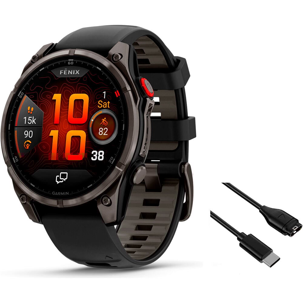 Garmin fenix 8 pro 47 mm amoled pulsómetros con gps