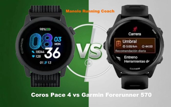 Coros Pace 4 vs Garmin Forerunner 570