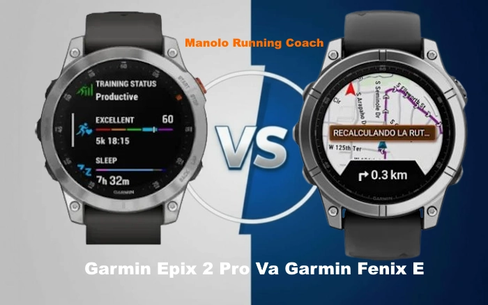 Comparativa Garmin Epix 2 Pro vs Fenix E