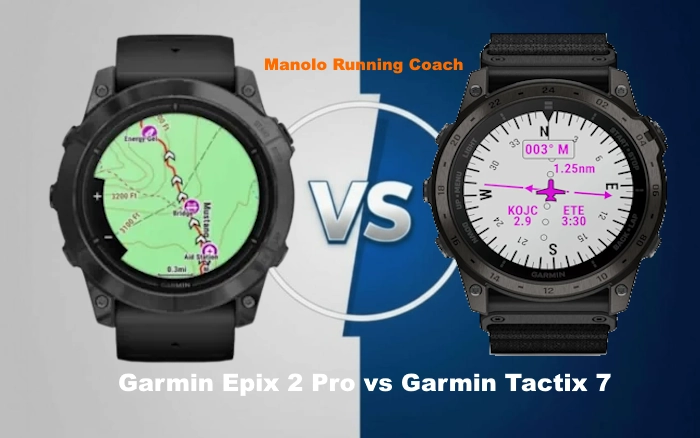 Comparativa Garmin Tactix 7 vs Garmin Epix 2 Pro