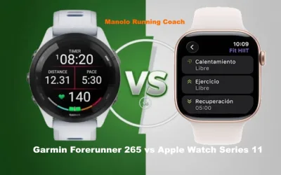 Comparativa Garmin Forerunner 265 vs Apple Watch Series 11