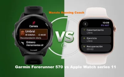 Apple Watch Series 11 vs Garmin Forerunner 570: ¿Salud premium o rendimiento deportivo puro?