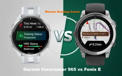 Comparativa Garmin Fenix E vs Forerunner 965