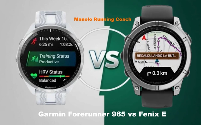 Comparativa Garmin Fenix E vs Forerunner 965