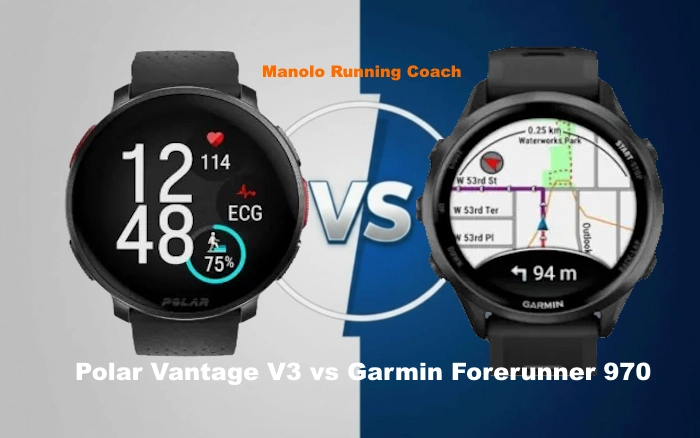 Comparativa Polar Vantage V3 vs Garmin Forerunner 970