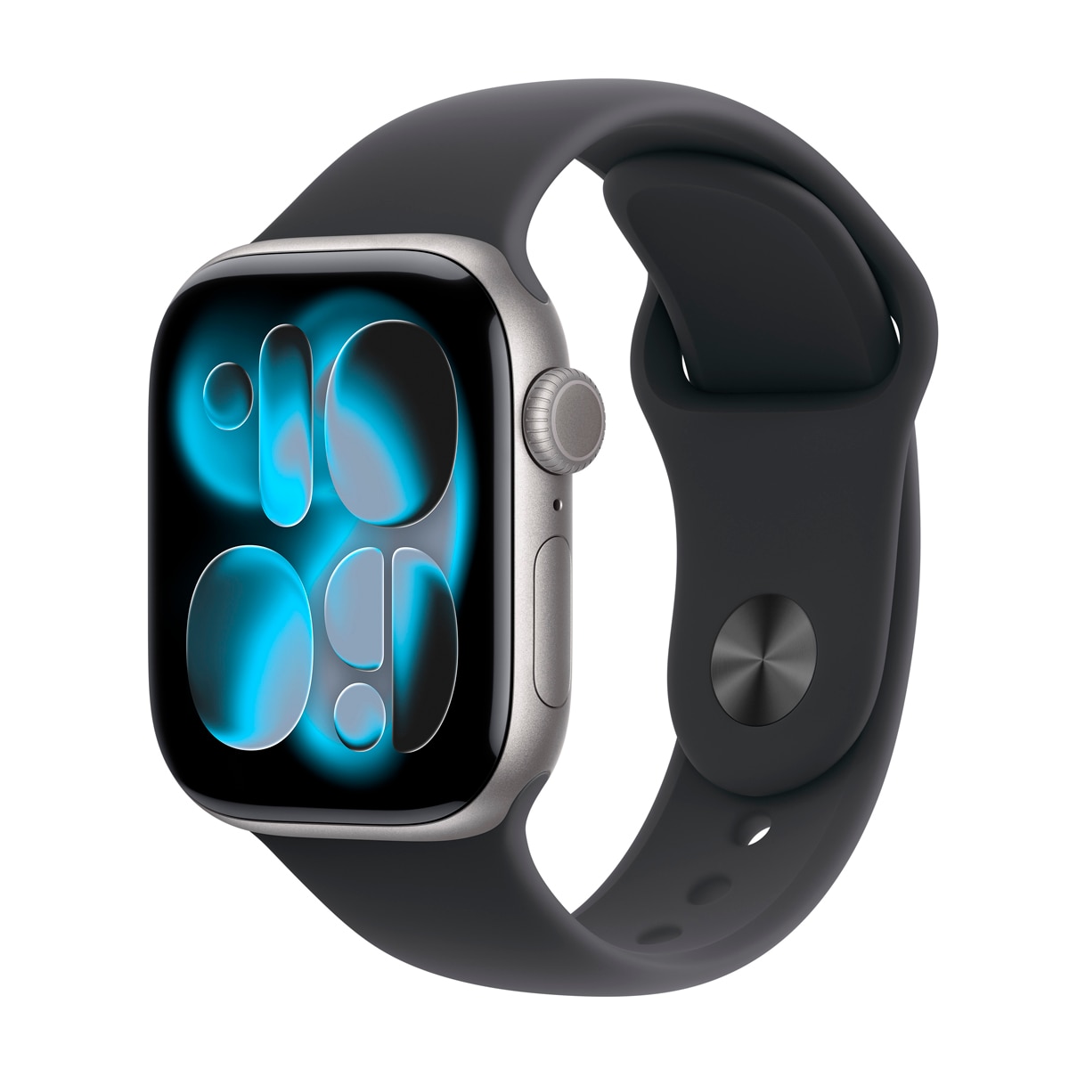 Apple - Apple Watch Series 11 GPS 42mm Aluminio gris espacial con Correa Deportiva Negro (M/L).