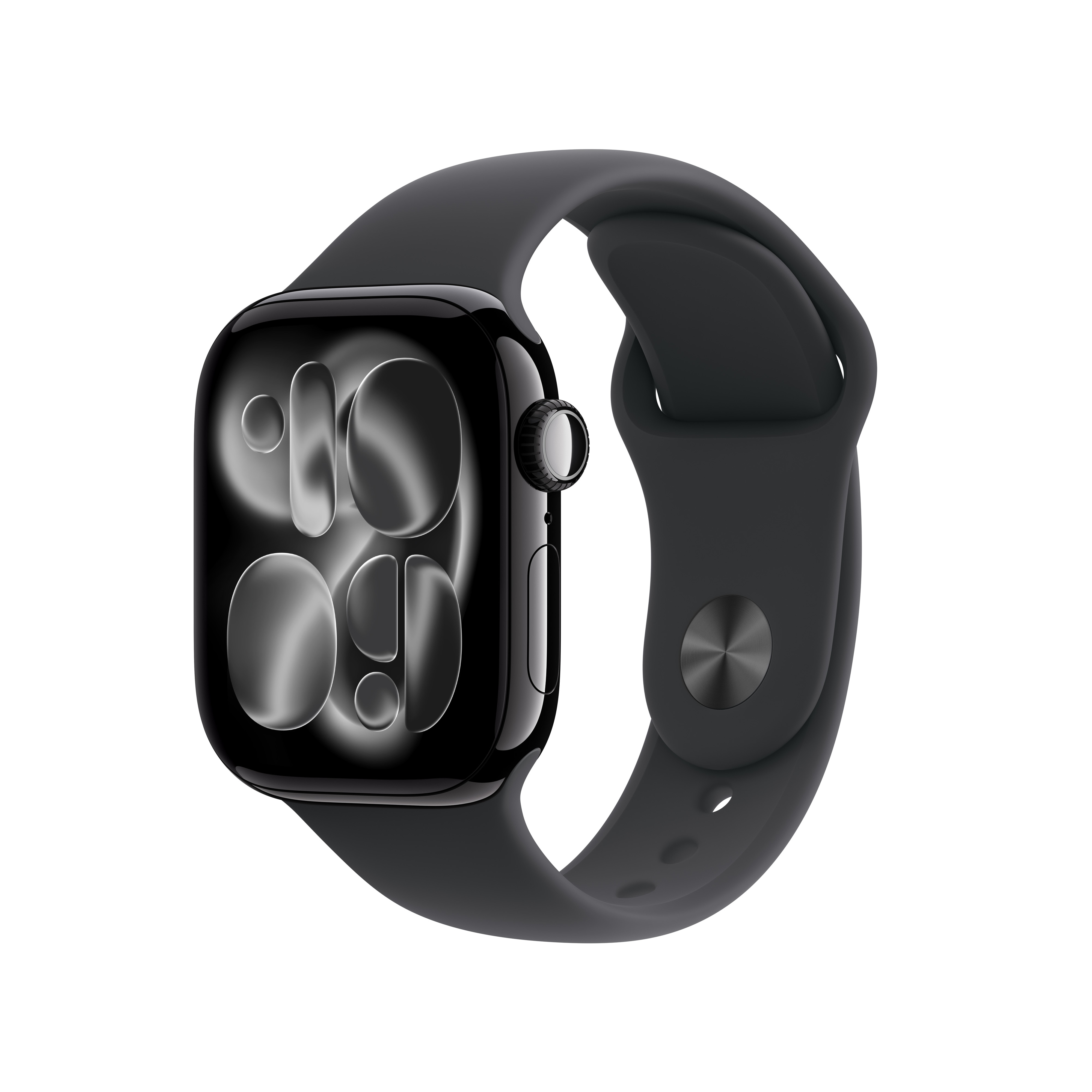 Apple - Apple Watch Series 11 GPS 42mm Aluminio negro azabache con Correa Deportiva Negro (S/M).