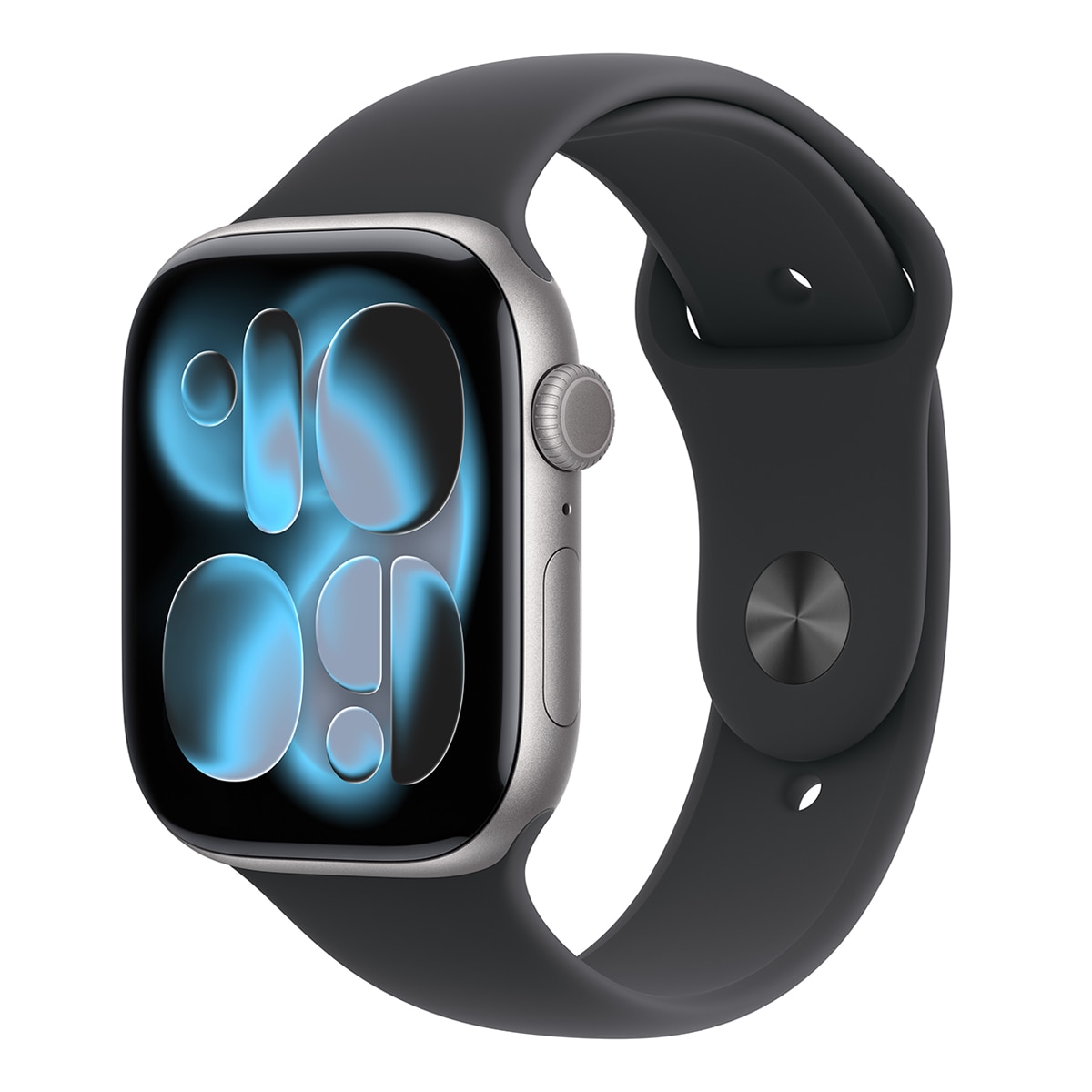 Apple - Apple Watch Series 11 GPS + Cellular 46mm Aluminio gris espacial con Correa Deportiva Negro (S/M).