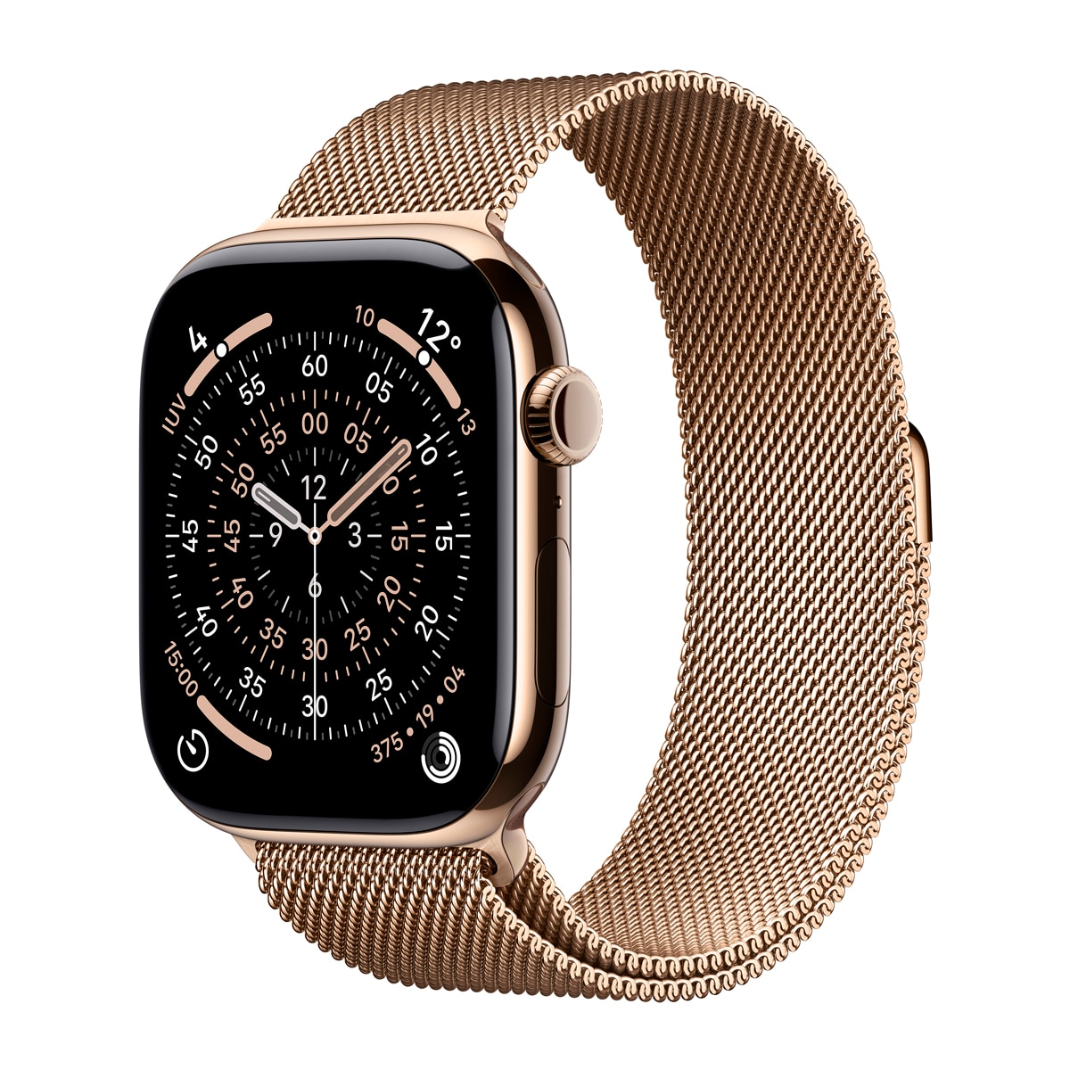 Apple - Apple Watch Series 11 GPS + Cellular 46mm Titanio oro con Correa Milanese Loop Oro (M/L).