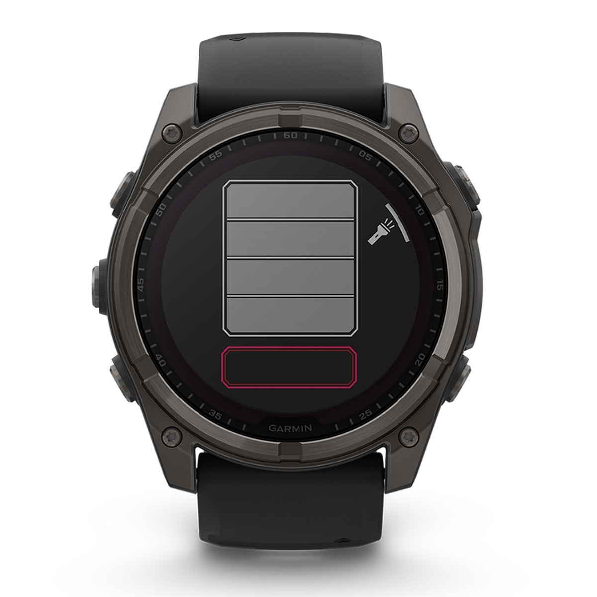 Garmin - Reloj Smartwatch fenix 8 51mm Zafiro Solar, Titanio DLC Garmin.