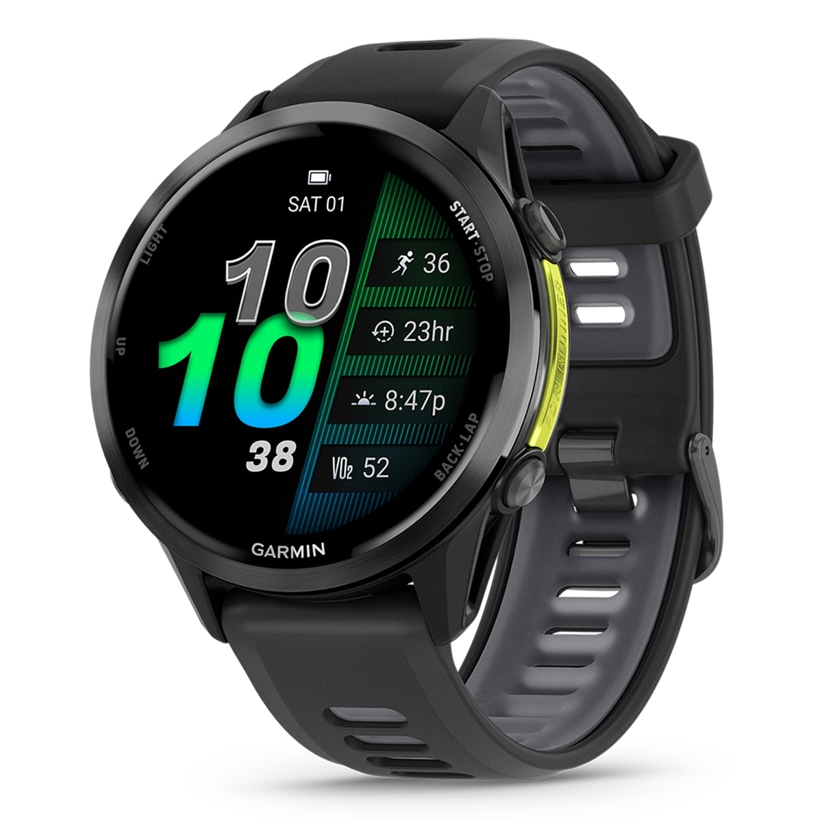 Garmin - Reloj smartwatch unisex Forerunner® 970 Negro/Amarillo Garmin (Reacondicionado Grado A).